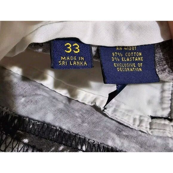 POLO RALPH LAUREN GOLF Mens 33 Link Fit Scenic Print Shorts Bermuda Clubhouse EC - Picture 5 of 6